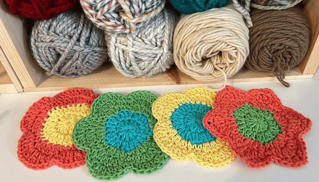 crocheted coasters 1-1
